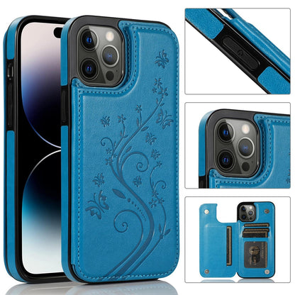 Butterfly Floral Embossed Pattern