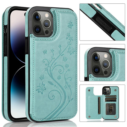Butterfly Floral Embossed Pattern